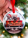 Personalized Dog Ornament ‘Santa, don’t forget the dogs!