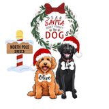 Personalized Dog Ornament ‘Santa, don’t forget the dogs!
