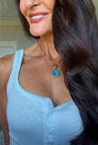 HRM Autumn 2026 Journey Turquoise Agate Paperclip Necklace