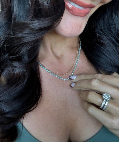 HRM Autumn 2025 Journey Amazonite layered necklace