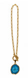 HRM Autumn 2026 Journey Turquoise Agate Paperclip Necklace