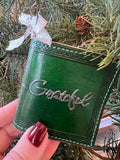 Grateful Mini Journal Christmas Ornament